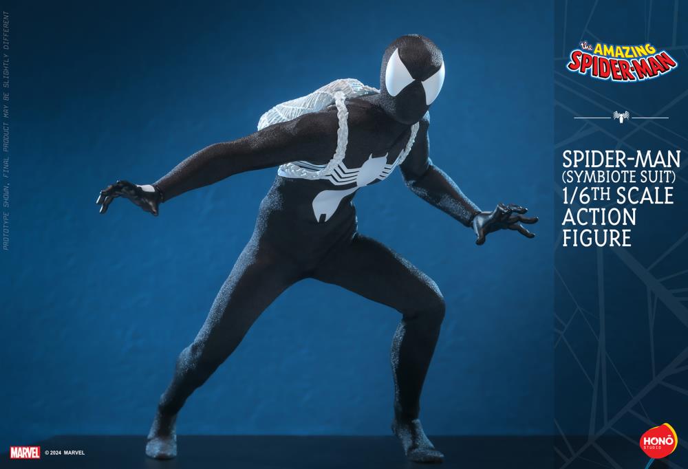 Marvel Comics HS04 Spider-Man (Symbiote Suit) 1/6th Scale Collectible Figure Gallery Image 7