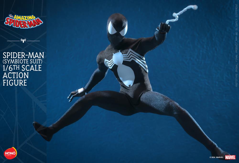 Marvel Comics HS04 Spider-Man (Symbiote Suit) 1/6th Scale Collectible Figure Gallery Image 6