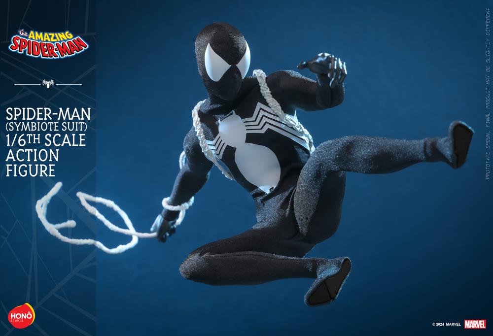 Marvel Comics HS04 Spider-Man (Symbiote Suit) 1/6th Scale Collectible Figure Gallery Image 9