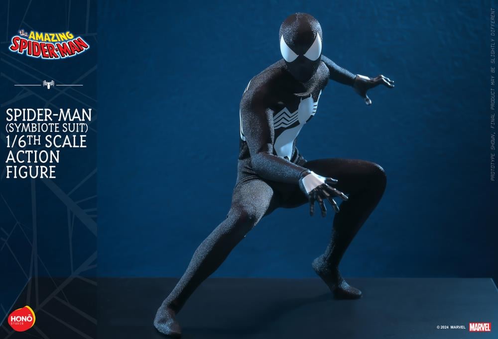 Marvel Comics HS04 Spider-Man (Symbiote Suit) 1/6th Scale Collectible Figure Gallery Image 4