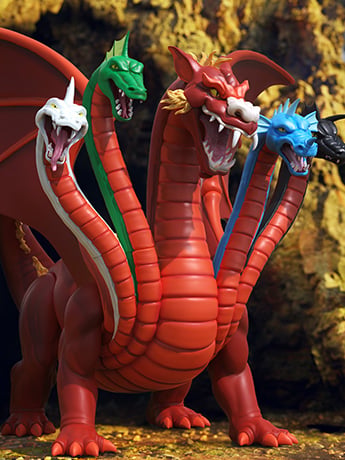 Dungeons & Dragons ULTIMATES! Tiamat Action Figure Gallery Image 2