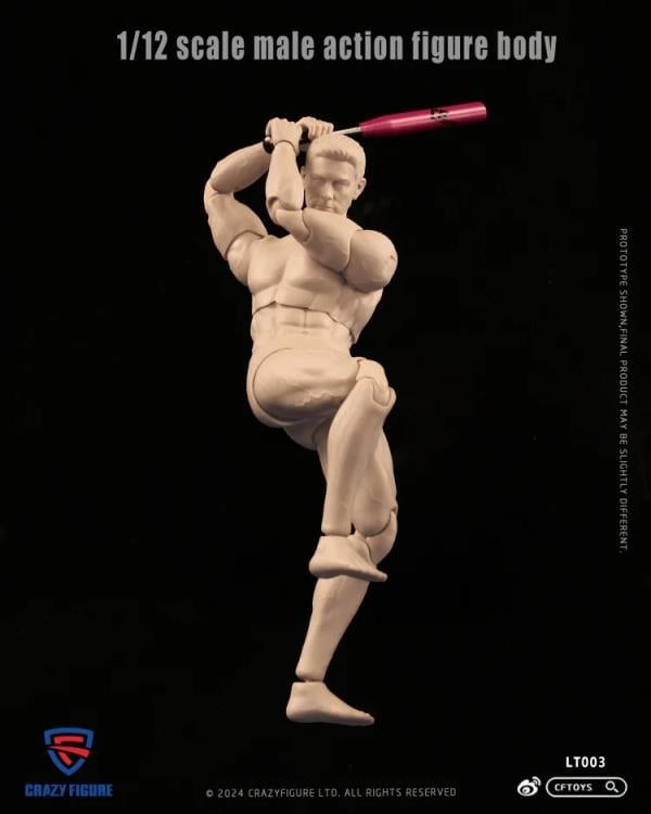 Multi Joint Movable 1/12 Scale Male Body (LT003) Gallery Image 10