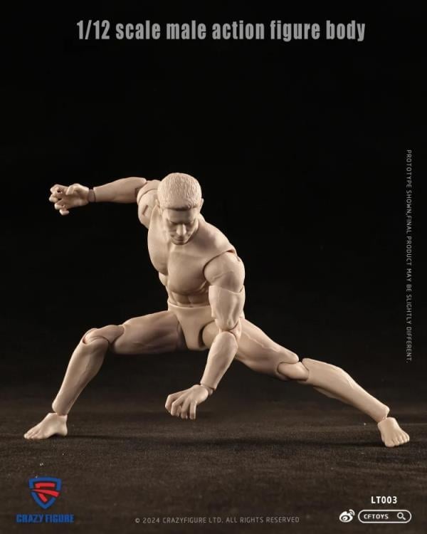 Multi Joint Movable 1/12 Scale Male Body (LT003) Gallery Image 9
