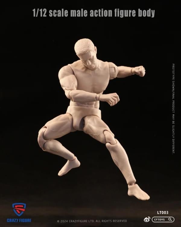Multi Joint Movable 1/12 Scale Male Body (LT003) Gallery Image 4