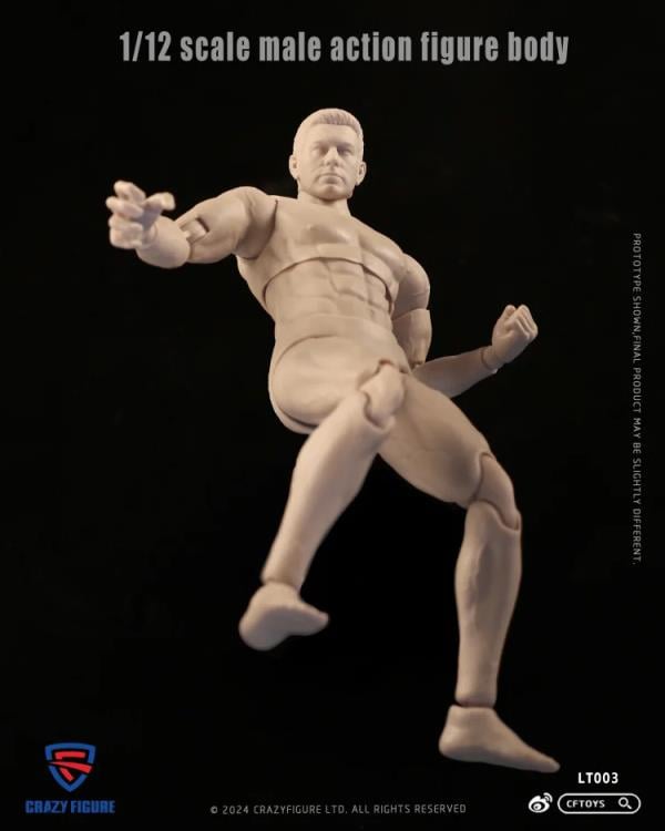 Multi Joint Movable 1/12 Scale Male Body (LT003) Gallery Image 7