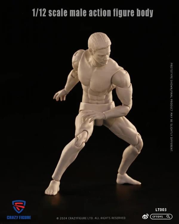 Multi Joint Movable 1/12 Scale Male Body (LT003) Gallery Image 6