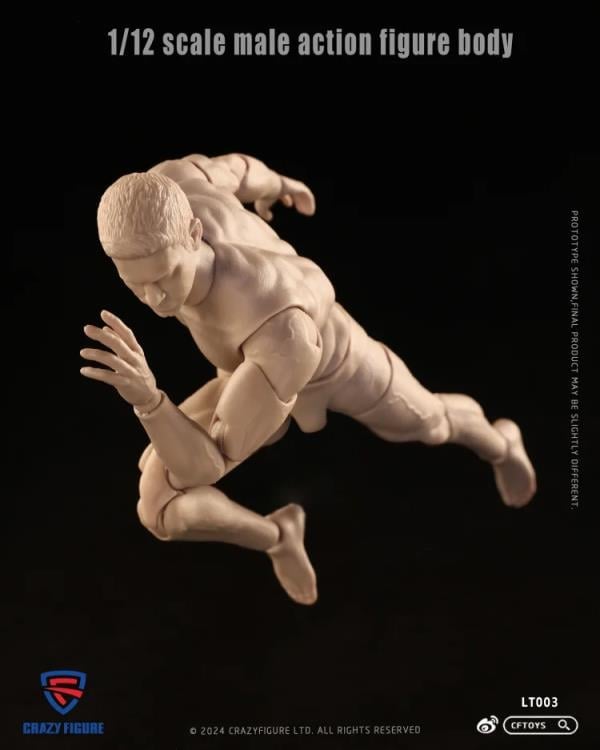 Multi Joint Movable 1/12 Scale Male Body (LT003) Gallery Image 11