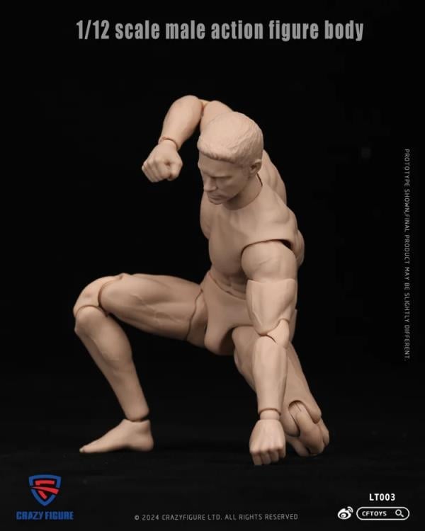 Multi Joint Movable 1/12 Scale Male Body (LT003) Gallery Image 3