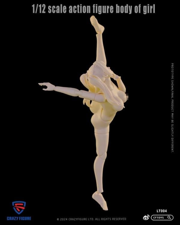 Multi Joint Movable 1/12 Scale Female Body (LT004) Gallery Image 8