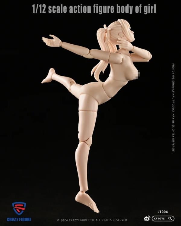 Multi Joint Movable 1/12 Scale Female Body (LT004) Gallery Image 11