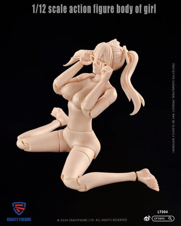 Multi Joint Movable 1/12 Scale Female Body (LT004) Gallery Image 12