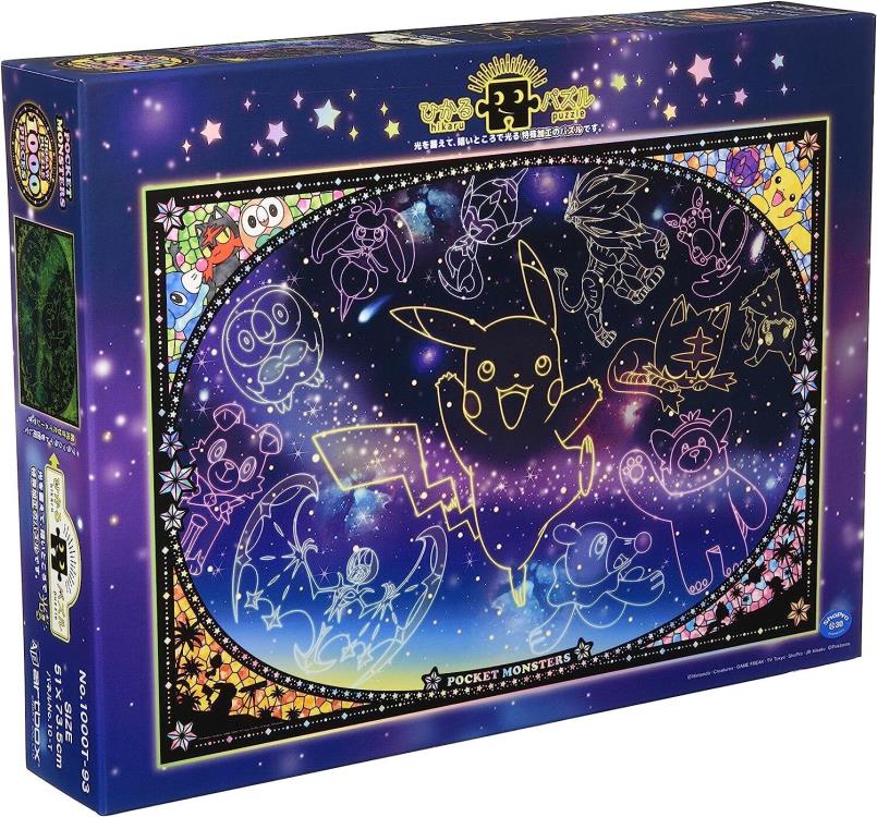 Pokemon Alolan Starry Sky 1000-Piece Puzzle