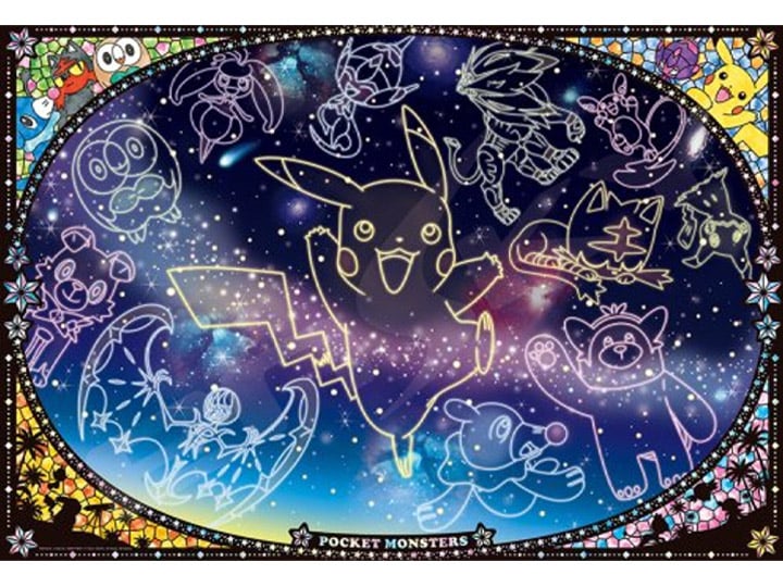 Pokemon Alolan Starry Sky 1000-Piece Puzzle
