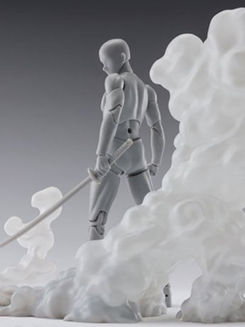 SMOKE-S B フィギュア Tamashii Effect Smoke (White Ver.)