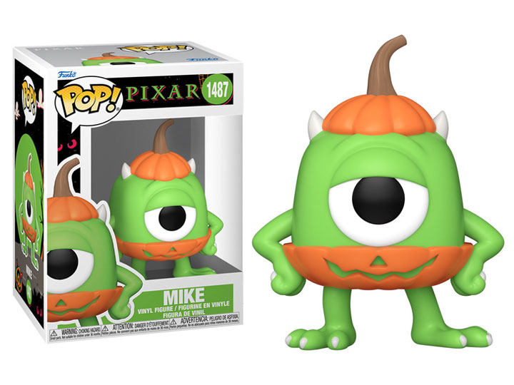 Pop! Disney: Pixar Halloween - Mike Wazowski in Jack-O-Lantern Costume Gallery Image 1