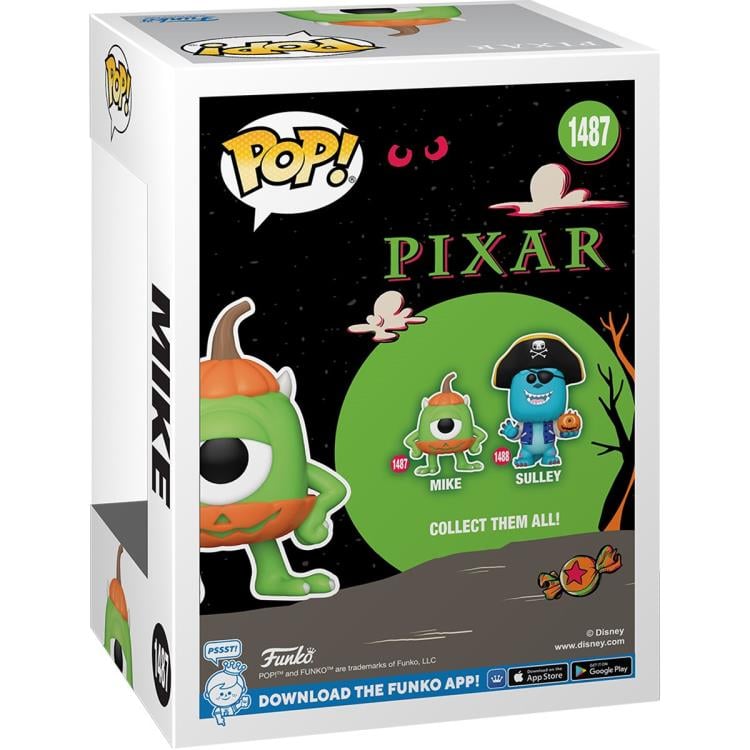 Pop! Disney: Pixar Halloween - Mike Wazowski in Jack-O-Lantern Costume Gallery Image 5