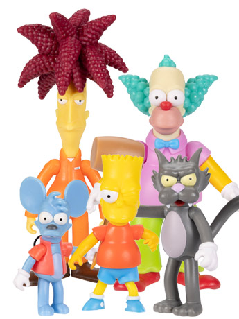 The Simpsons 2.5" Wave 2 Set of 5 Figures Gallery Image 2
