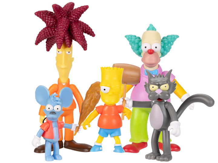 The Simpsons 2.5" Wave 2 Set of 5 Figures Gallery Image 1