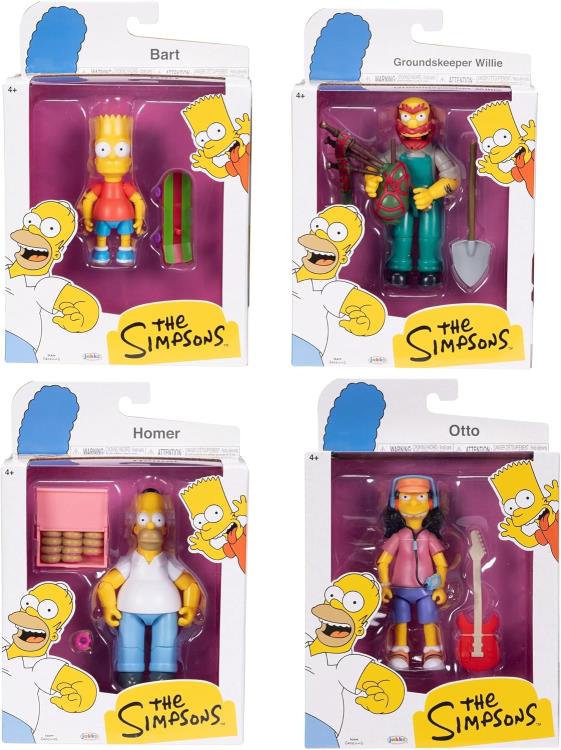 The Simpsons 5-Inch Scale Wave 1 Set of 4 Figures