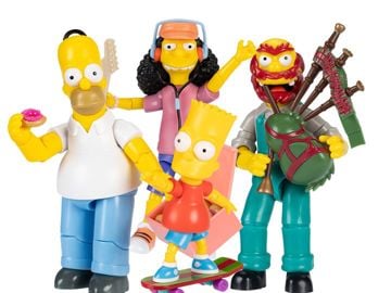 The Simpsons 5-Inch Scale Wave 1 Set of 4 Figures