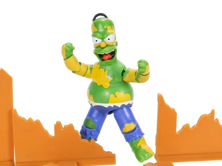 The Simpsons Furious Homer Premium 5-Inch Scale Action Figure Gallery Image 1