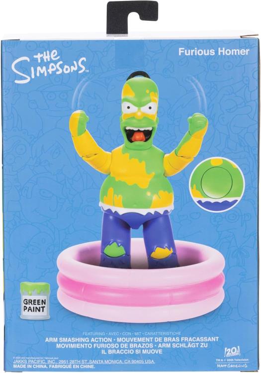 The Simpsons Furious Homer Premium 5-Inch Scale Action Figure Gallery Image 11