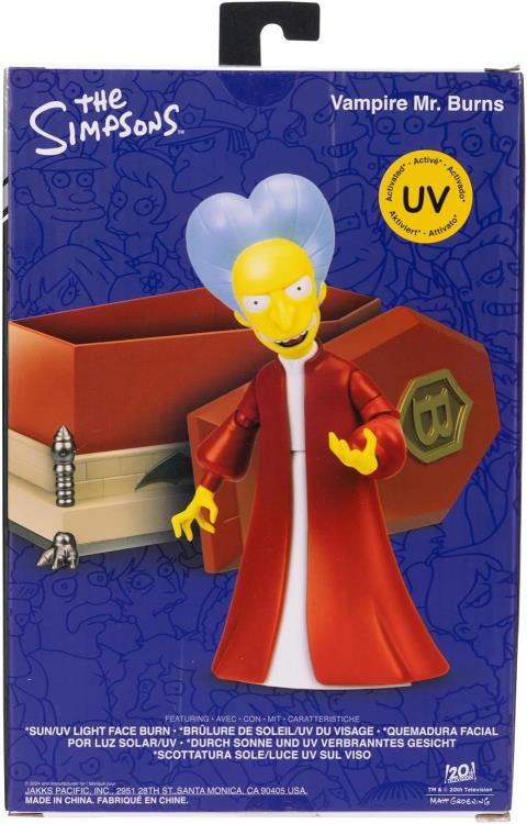 The Simpsons Vampire Mr. Burns Premium 5-Inch Scale Action Figure Gallery Image 10