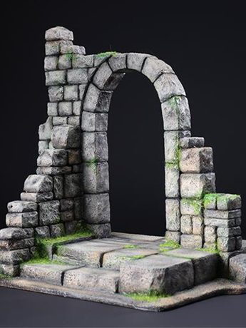 Ancient Castle Ruins (Ver. 1) 1/12 Scale Diorama Gallery Image 2