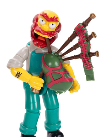 The Simpsons Groundskeeper Willie 5-Inch Scale Figure Gallery Image 2