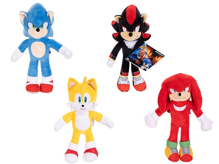 Sonic the Hedgehog 3 9-inch Set of 4 Plush Gallery Image 1