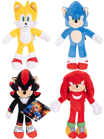Sonic the Hedgehog 3 9-inch Set of 4 Plush Gallery Image 2