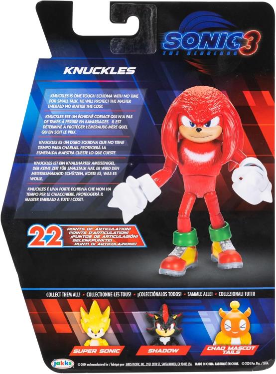 Sonic the Hedgehog 3 5-inch Knuckles Figure Gallery Image 10