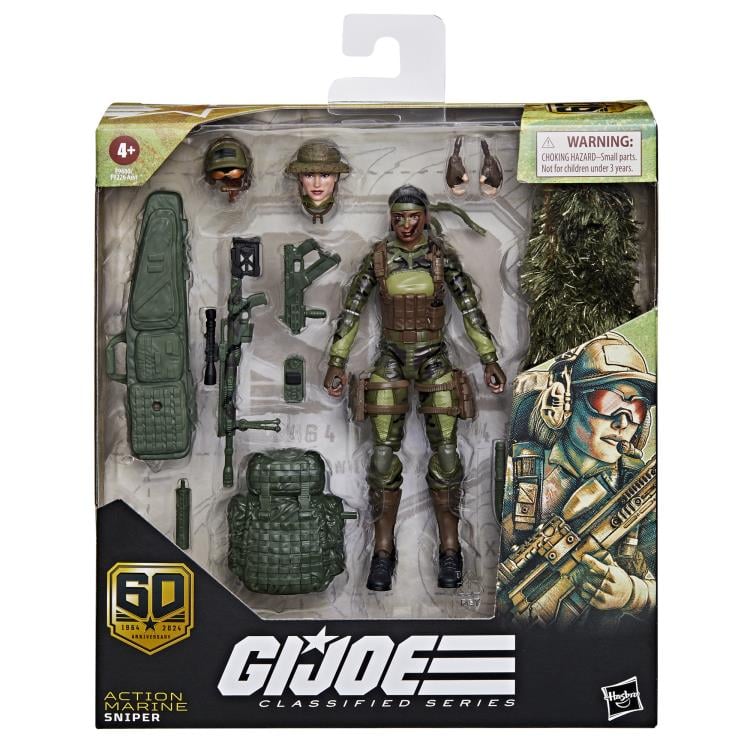 G.I. Joe 60th Anniversary Classified Series Action Marine (Sniper) Action Figure Gallery Image 19