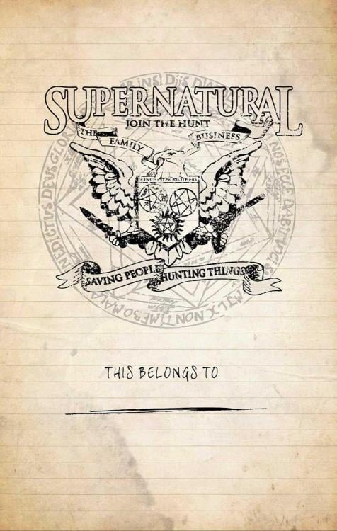 Supernatural Join the Hunt Hardcover Journal Gallery Image 4