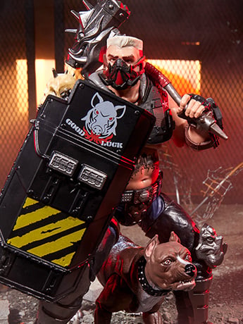 G.I. Joe Classified Series #135 Dreadnok Road Pig & Rawkus Action Figure Set Gallery Image 2