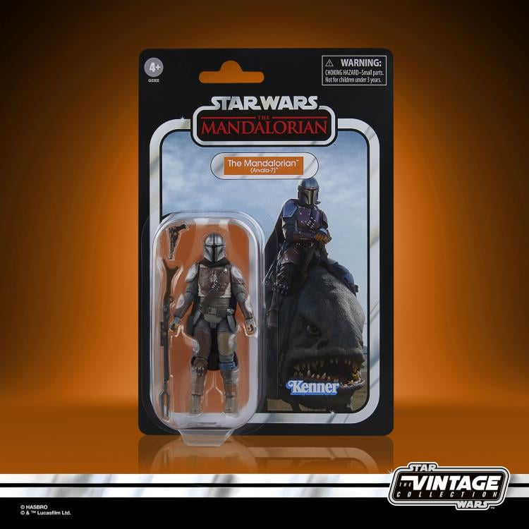 Star Wars: The Vintage Collection The Mandalorian (Arvala-7) & Blurrg Action Figure Set Gallery Image 15