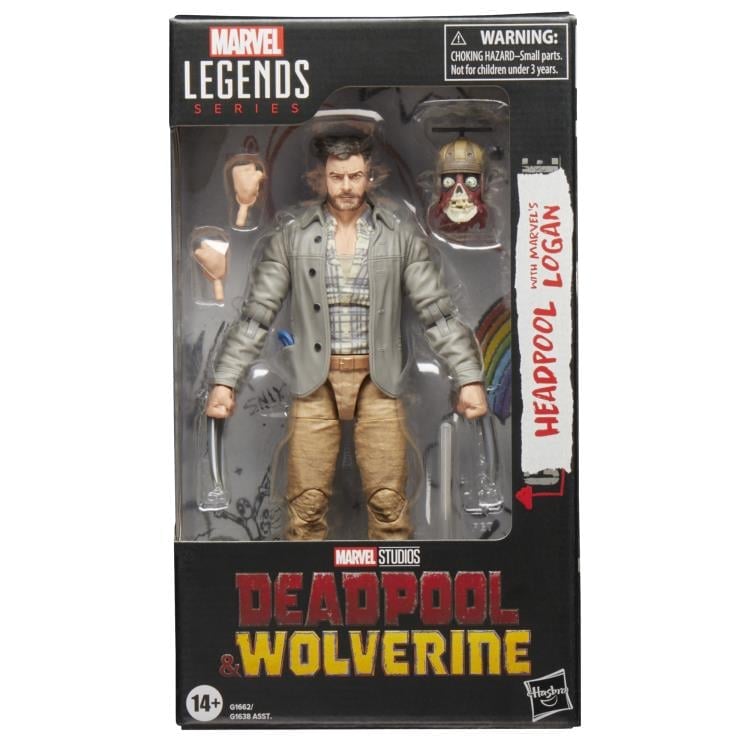 Deadpool & Wolverine Marvel Legends Headpool with Marvel's Logan Action Figure Gallery Image 9