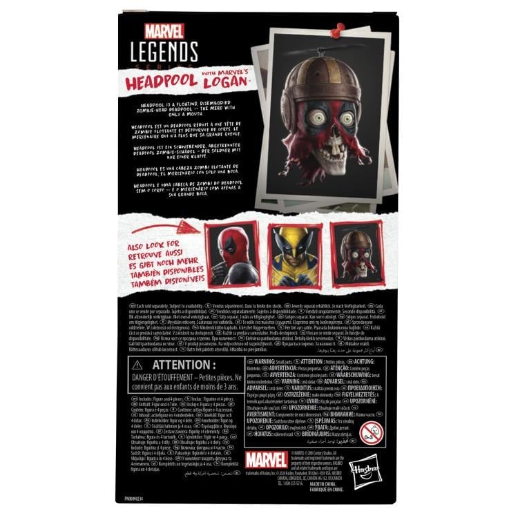 Deadpool & Wolverine Marvel Legends Headpool with Marvel's Logan Action Figure Gallery Image 10