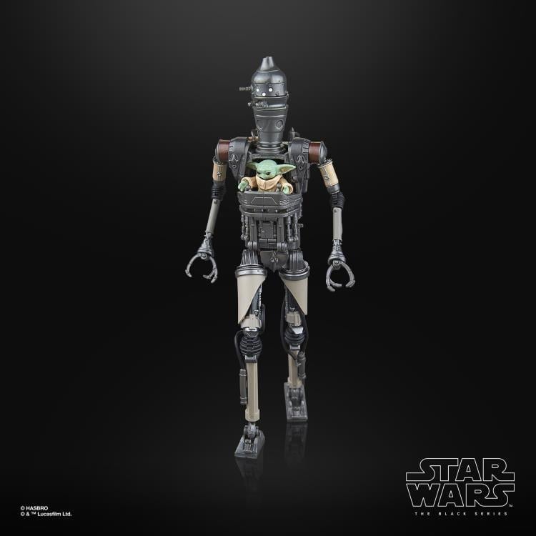 Star Wars: The Black Series 6" Deluxe IG-12 and Grogu Action Figure Set (The Mandalorian) Gallery Image 4