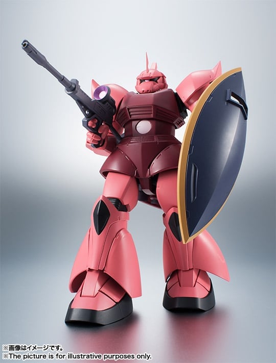 ロボット MS-14S GELGOOG/MSM-04 ACCQUY/MS-09 DOM 3 Mobile Suit Gundam Robot Spirits MS-14S Gelgoog Char's Custom (Ver