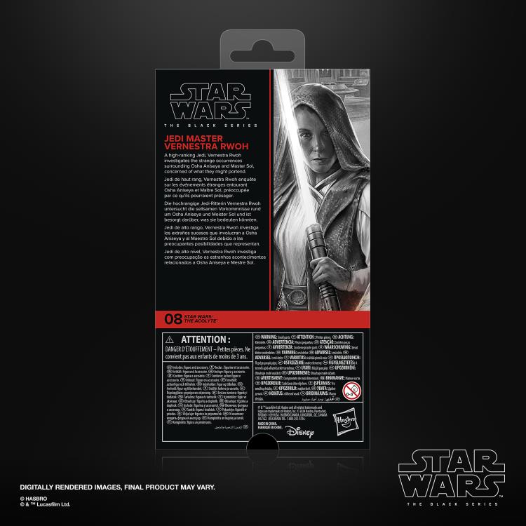 Star Wars: The Black Series 6" Jedi Master Vernestra Rwoh (The Acolyte) Action Figure Gallery Image 10