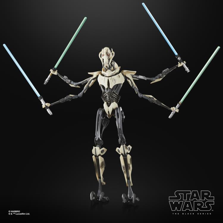 Star Wars: The Black Series Gaming Greats General Grievous (Battle Damaged) (Battlefront II) Action Figure Gallery Image 7