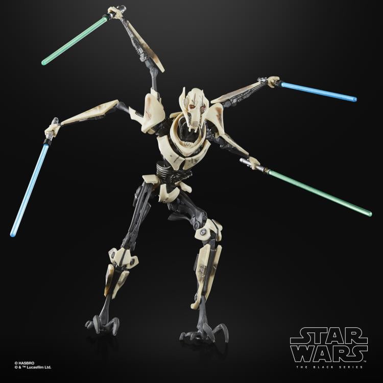 Star Wars: The Black Series Gaming Greats General Grievous (Battle Damaged) (Battlefront II) Action Figure Gallery Image 3