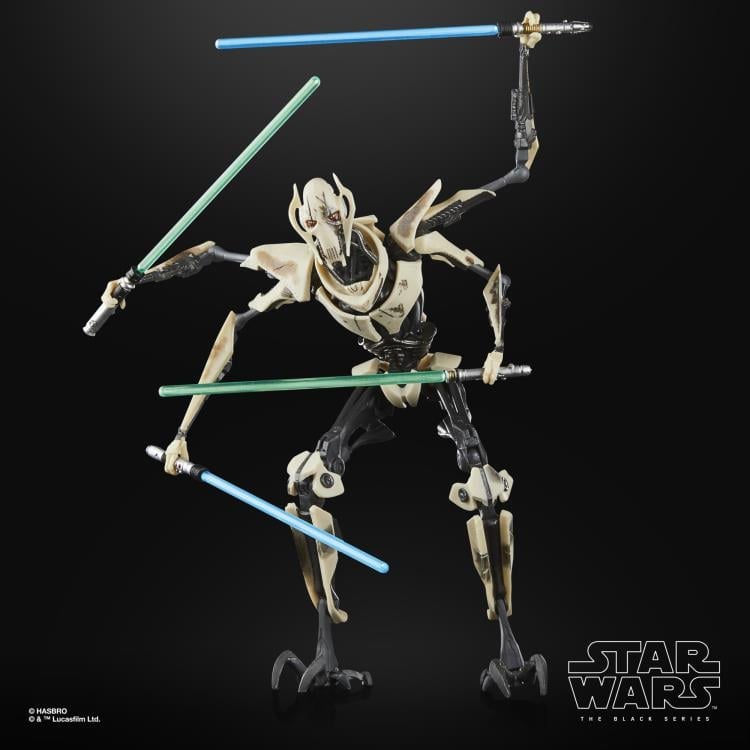 Star Wars: The Black Series Gaming Greats General Grievous (Battle Damaged) (Battlefront II) Action Figure Gallery Image 4
