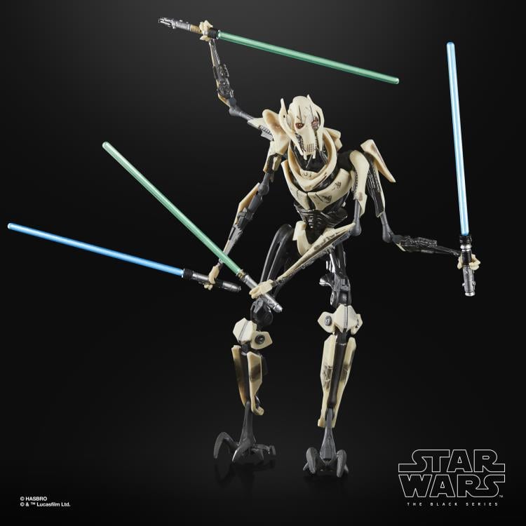 Star Wars: The Black Series Gaming Greats General Grievous (Battle Damaged) (Battlefront II) Action Figure Gallery Image 6