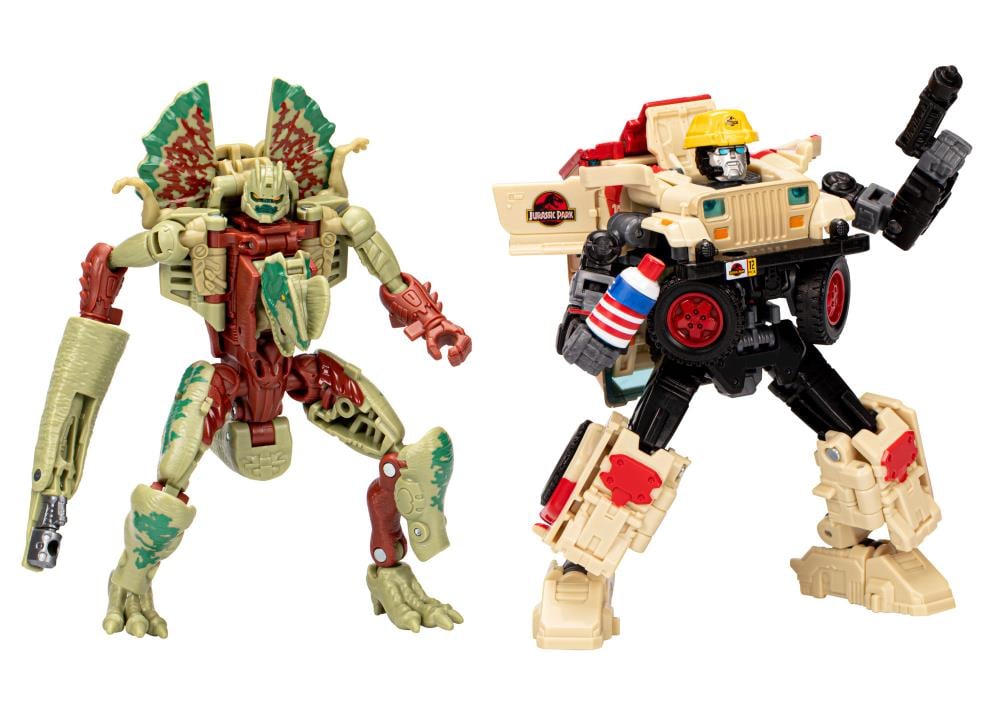 Transformers Collaborative Jurassic Park x Transformers Dilophocon & Autobot JP12 Exclusive Two-Pack Gallery Image 17