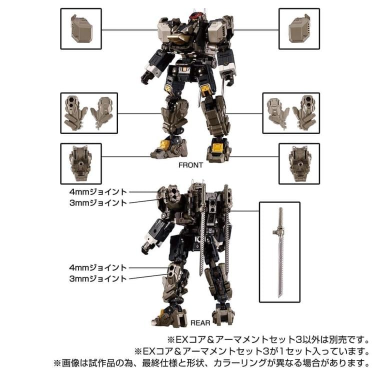 Diaclone TM-30 Tactical Mover EX Core & Armament Wave 3 Set Gallery Image 6