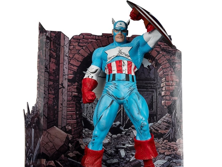 Marvel Comics Captain America (The Amazing Spider-Man #323) 1/6 Scale Figure Gallery Image 1