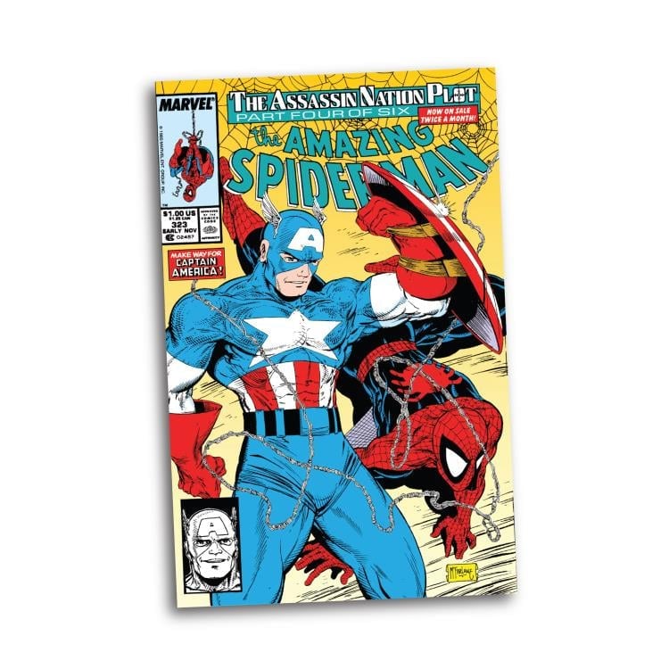 Marvel Comics Captain America (The Amazing Spider-Man #323) 1/6 Scale Figure Gallery Image 8