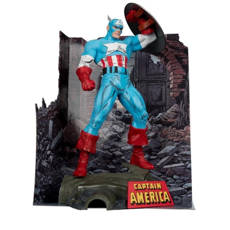 Marvel Comics Captain America (The Amazing Spider-Man #323) 1/6 Scale Figure Gallery Image 4